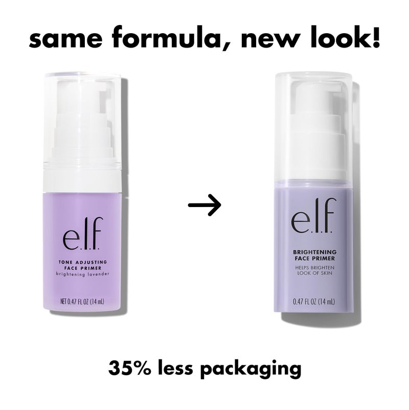 elf e.l.f. Brightening Lavender Face Primer, Face Makeup Primer For Neutralizing Uneven Skin Tones & Brightening Complexion, Vegan & Cruelty-free - Image 3