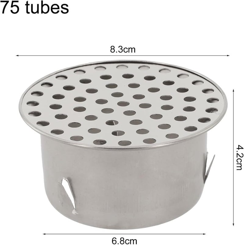 مصرف أرضية سقف من الفولاذ المقاوم للصدأ بتصميم مجوف يمنع الانسداد يناسب أنابيب 75 ملم من البولي فينيل كلوريد - Image 3