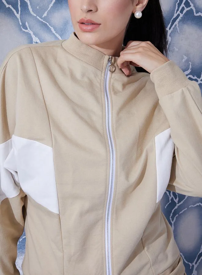 Athena Athena Color Block Panel Sweatshirt and Joggers Co-Ords