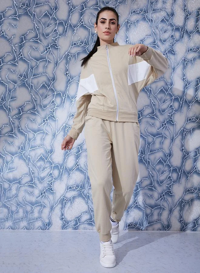 Athena Athena Color Block Panel Sweatshirt and Joggers Co-Ords