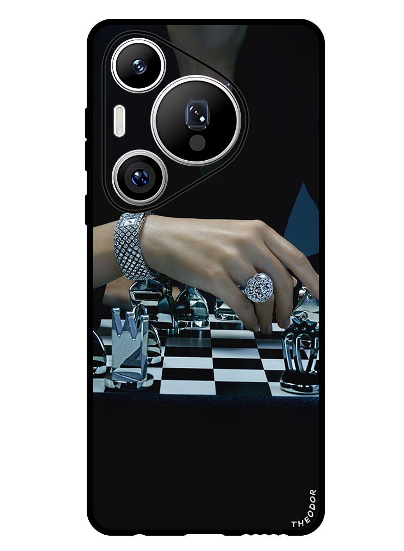 Theodor Protective Case Anti Scratch Shock Proof Bumper Cover For Huawei Pura 70 Pro Chess 1 - Image 1