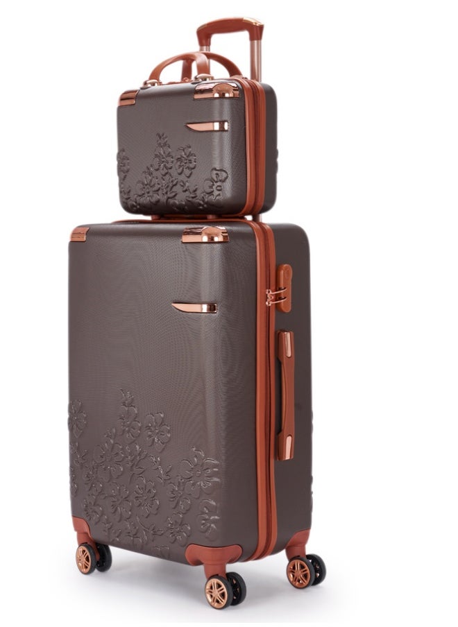 LIIMRA A travel bag set consisting of 6 luggage bags Brown color, size 32"/28"/24"/20"/15"/12 inches  - Image 2