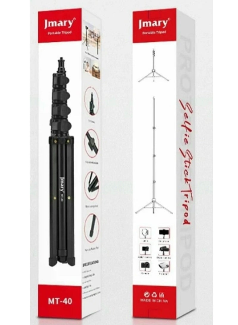 Jmary MT-40 2-in-1 Monopod Selfie Stick Tripod - Image 3