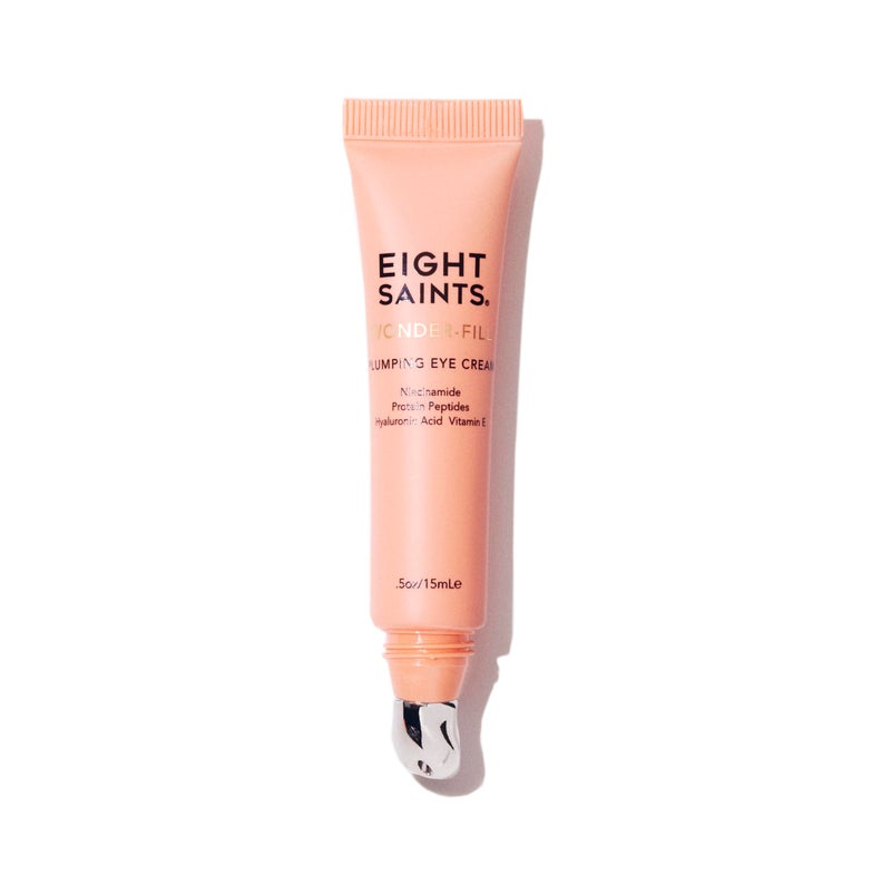 Eight Saints Wonderfill Plumping Eye Cream Natural and Organic Anti Aging Under Eye Cream to Plump Skin Reduce Wrinkles Fine Lines and Under Eye Bags Dark Circles Under Eye Treatment 05 Ounces