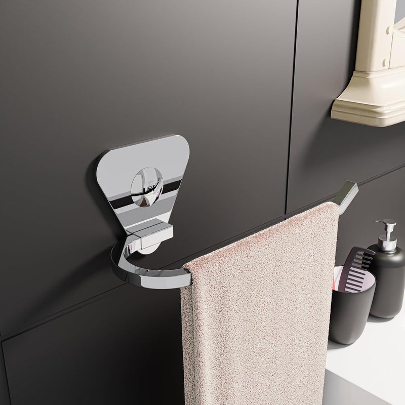U-S-F BATH ACCESSORIES USF BATH ACCESSORIES Napkin Holder For Bathroom Stainless Steel Towel Hanger Towel Holder For Kitchen Napkin Ring For Washbasin Bathroom Accessories Chrome Finish Pack Of 1 Pyramid 