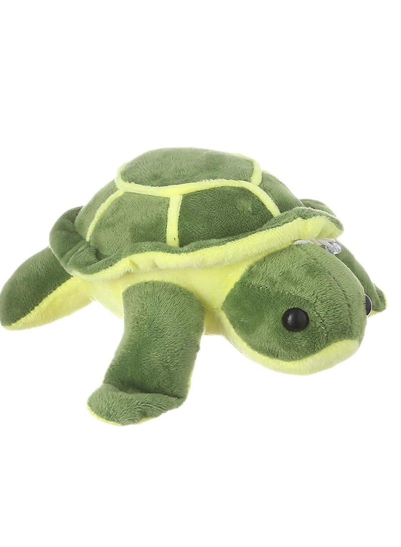 Turtle Doll for Kids, Green and Yellow - Image 1