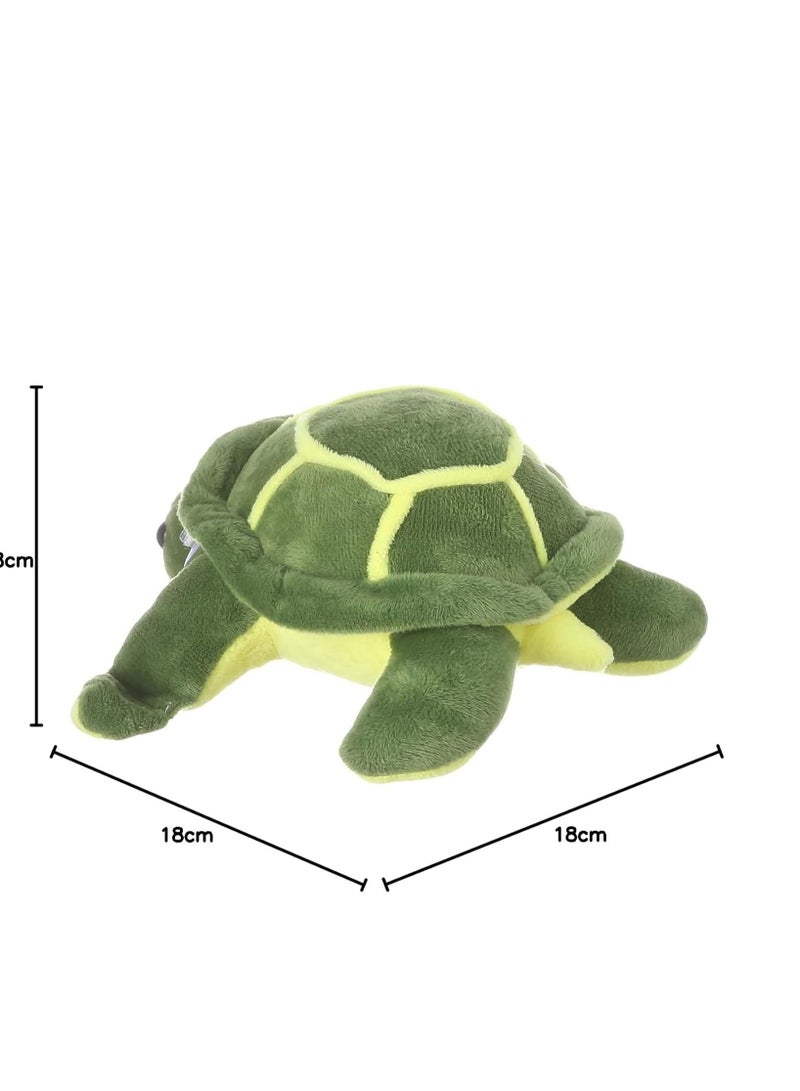 Turtle Doll for Kids, Green and Yellow - Image 3
