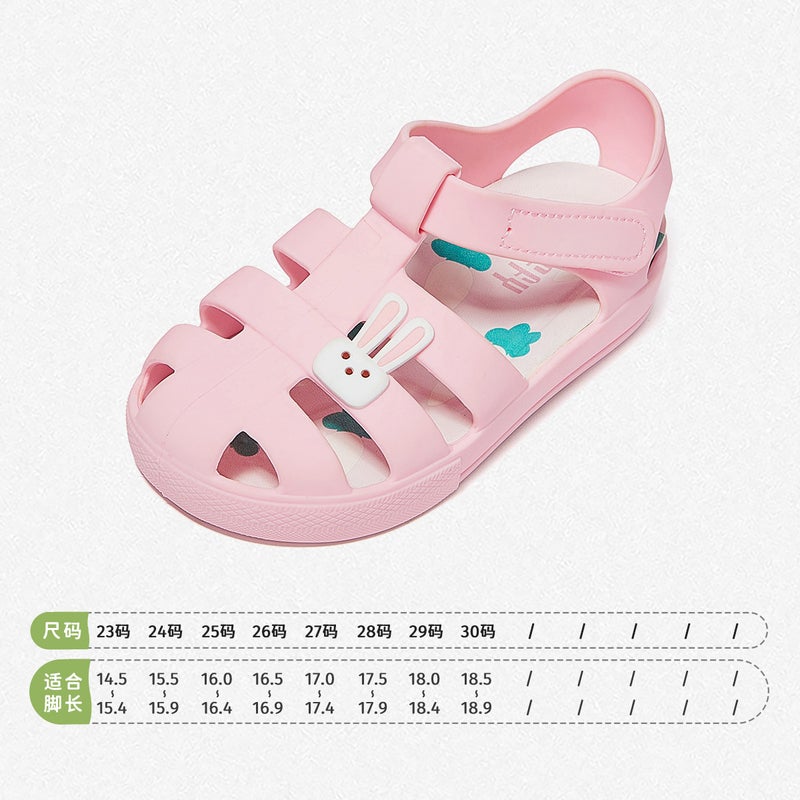 Snafi Girls Sandals Beach Shoes 2025 Little Girl Non-Slip Baby Jelly Shoes - Image 1