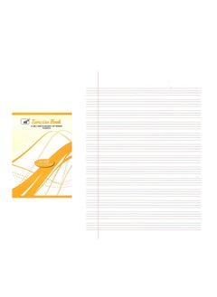 Psi 3-Piece A4 Size Four Line Notebook With One Side Plain  - Image 2