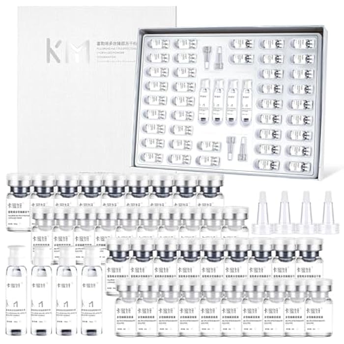 ZEVOFIUR Fullerene Collagen Multi-Active Serum,Instant Face and Eye Lift,44 Vials of Newly Upgraded Moisturizing Serum - Image 1