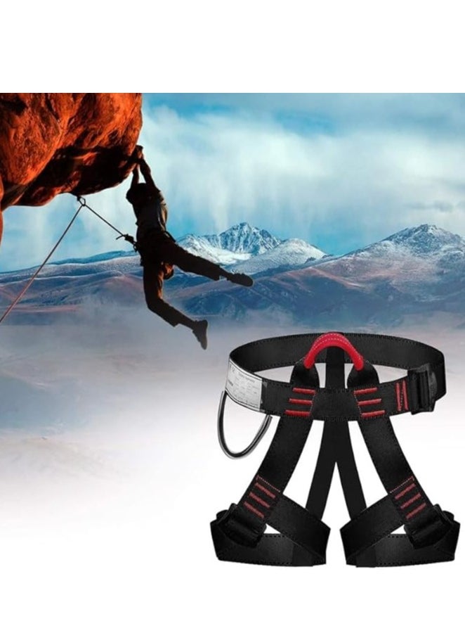 Topcore - Climbing belt, Safety Belt for ziplining, Fire Rescuing, Tree Climbing Gear, Half Body belt for Women, Men. Outdoor Climbing Waist Protection Anti-fall Escape Safety Belt - Image 1