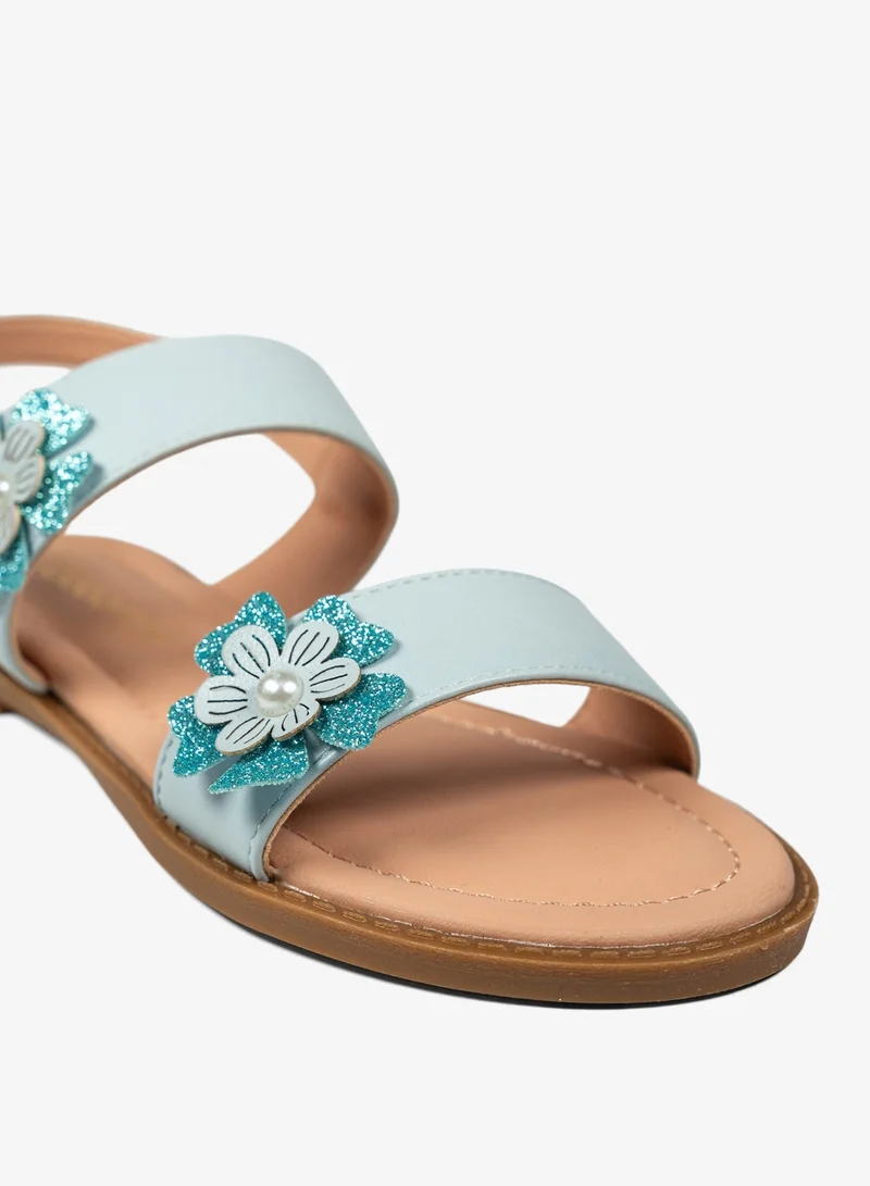 Geoomnii BLUE Geoomnii Girls’ Sandals – Comfortable Casual Sandals for Children, Pre-Teen & Junior Girls for School, Play & Everyday Wear for Women | Best Price UAE