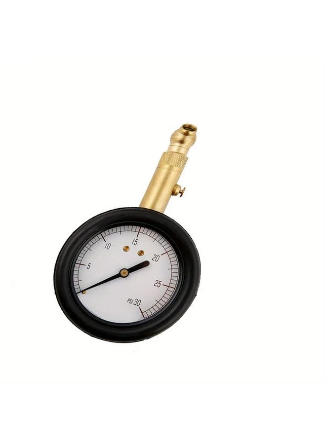1pc 60 PSI Hydraulic Pressure Gauge 50mm Dial Plastic Manometer for Air Water Oil Gas - Image 4