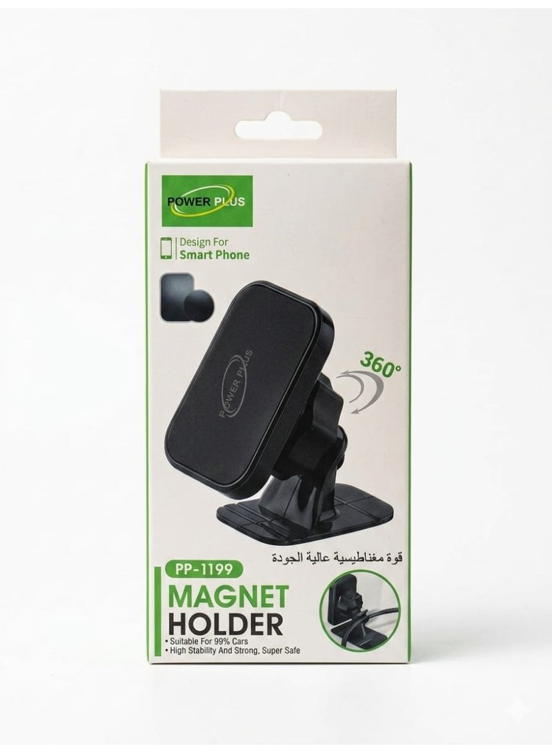 Power Plus PP-1199 Magnetic Car Phone Holder with 360-Degree Swivel - Image 2
