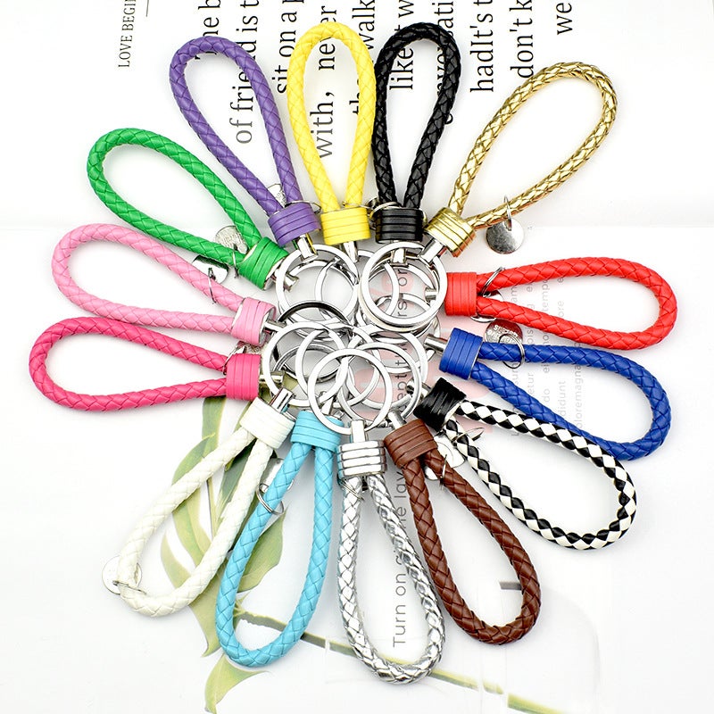 Braided Rope Keychain: Black, No Tangle Design, Comfortable Grip - Meaningful Unity Symbol Couples Keychain for Him and Her, Daily Carry & Couple Gift Scenarios - Image 5