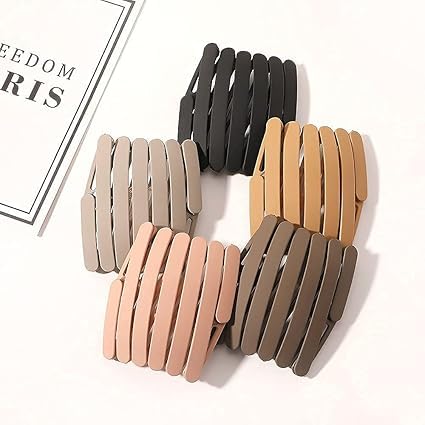 GOPINATHJI GOPINATHJI 1 PIECE FOLDABLE HB Foldable Headbands forWomen Hair Bands for Womens Hair Thick Non Slip Women Headbands Travel Make Up Women Collapsible Head Band Hair Hoop Hair Accessory  - Image 3