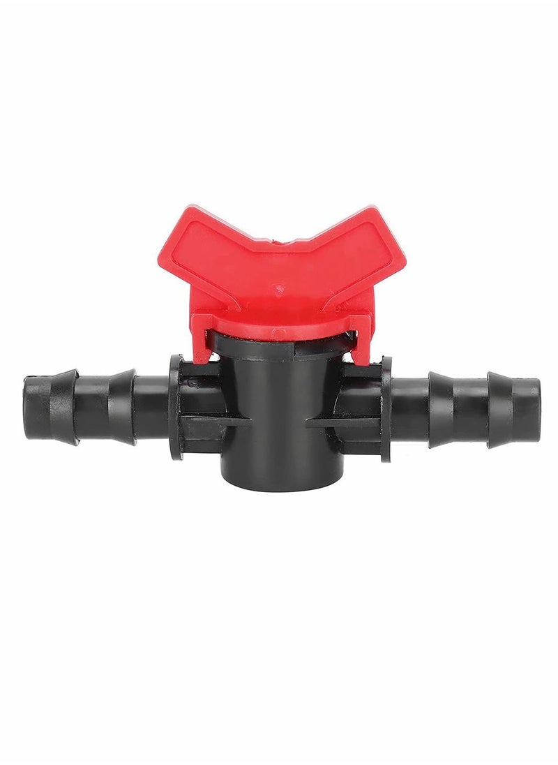 Excefore - 10 Pcs Hose Barb Valve, Gate Valves 3.93 inch 10cm Barbed Ball Valve for 1.9cm 0.74 Inch Tubing for Drip Irrigation Systems - Image 1