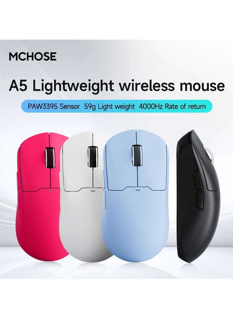 MCHOSE A5 Ultra Wireless Bluetooth/2.4G/Wired Tri-Mode Gaming Mouse 26000 DPI Optical Sensor 4KHz for PC/Laptop/Win/Mac  - Image 2