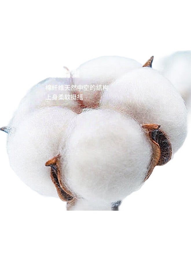 FIRS Pure Cotton Brushed Shirt For Men, Long Sleeve Business Casual All-Cotton Shirt For Young And Middle-Aged, Gray-Green, Size 43 - Image 3