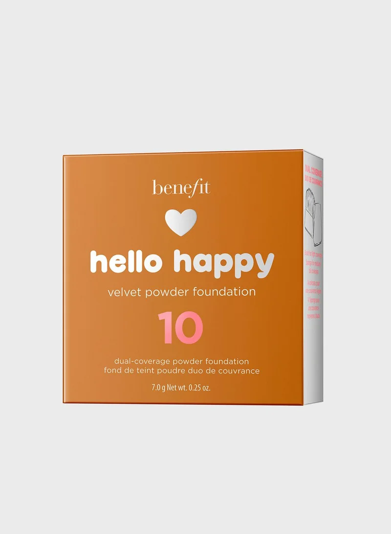 Benefit Cosmetics Hello Happy Velvet Powder Foundation -10