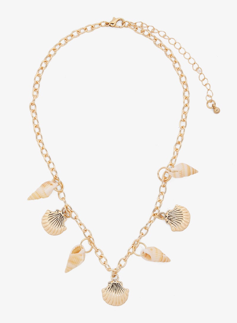 Ginger Beach Inspired Beaded Gold Necklaces - Image 4