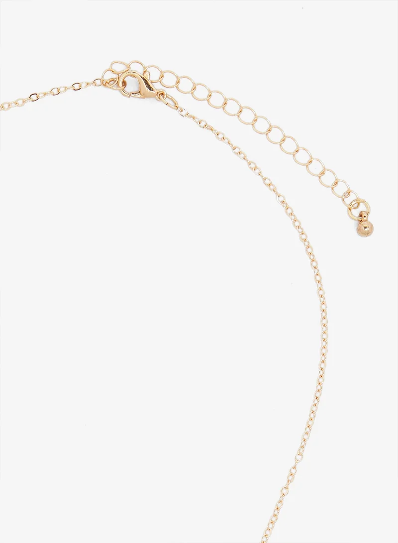 Ginger White Beach Inspired Beaded Gold Necklaces for Women | Best Price UAE