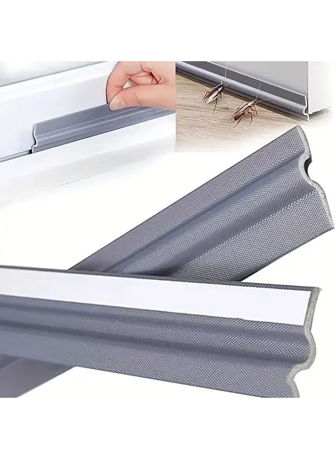 Frosted White Self Adhesive Weather Stripping 196 Inch Door Window Sealing Tape Windproof Dustproof - Image 3