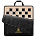 a&a AA 1725 Professional Wooden Chess Board with Storage BagEbony Wood Maple Inlay 175 Squares wo Notation - Image 2