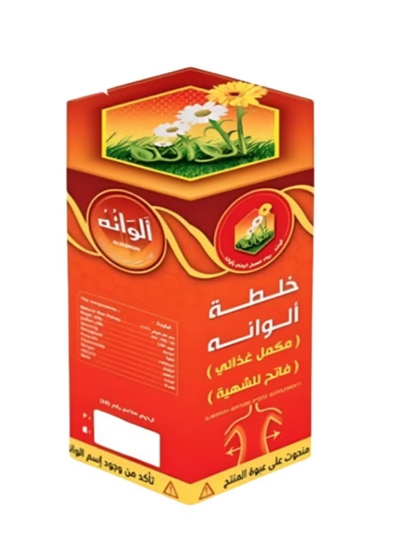 Alwana Mix is ​​an appetite-stimulating food supplement made from alwana to honey.