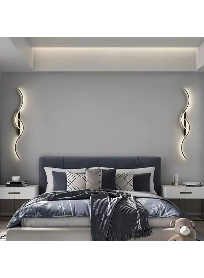Modern Led Wall Light Golden Adjustable 3 Color Temperatures For Bedroom Living Room - Image 4