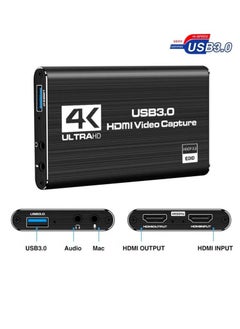 ماركة غير محددة بطاقة إلتقاط فيديو 4K HDMI إلى USB 3.0丨 تسجيل بث مباشر 1080P/60fps丨 توافق ويندوز/ماك/بلايستيشن丨 دعم LPCM + تصميم مقاوم للحرارة  - Image 4