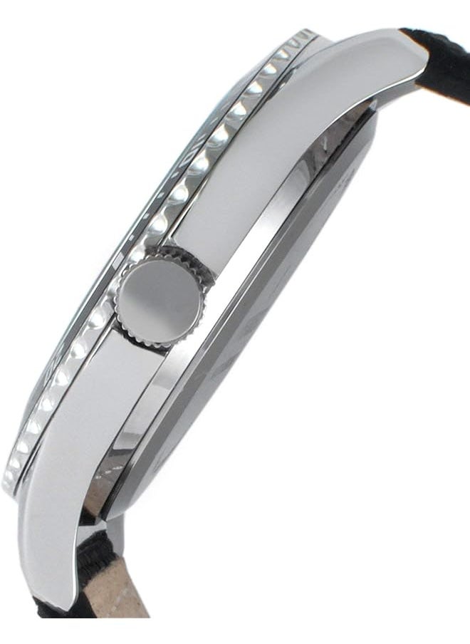 PEUGEOT Men Sport Bezel Watch With Black Canvas Wrist Band  - Image 2