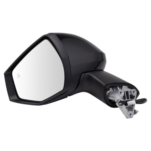 TRQ مرآة السائق الجانبية اليسرى TRQ مزودة بالطاقة وساخنة بطلاء أسود ناعم متوافقة مع كيا سبورتاج 2023 2024 KI1320295 - Image 3