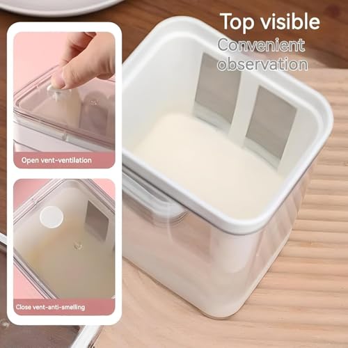 wall love Greek Yogurt & Curd Maker – 1100ml Fine Mesh Strainer with Lid for Homemade Yogurt, Curd, Cheese, and Yogurt Filter - Image 3