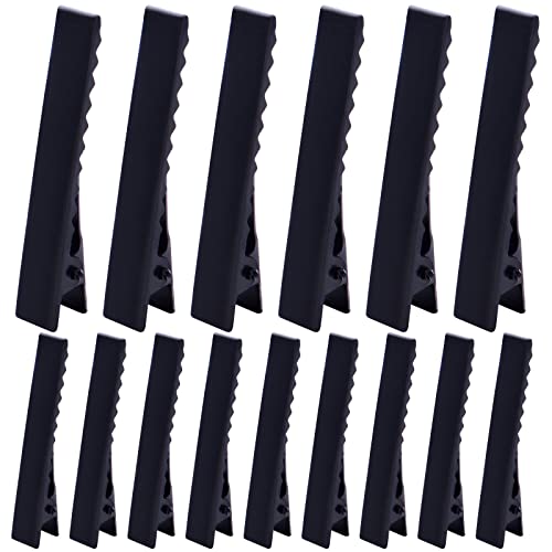 BronaGrand Flat Alligator Clips 100pcs 45cm DIY Single Prong Metal Hair Clips Duckbill Hair Clips Blank Hair Slides for Crafts and Other Hair Accessories