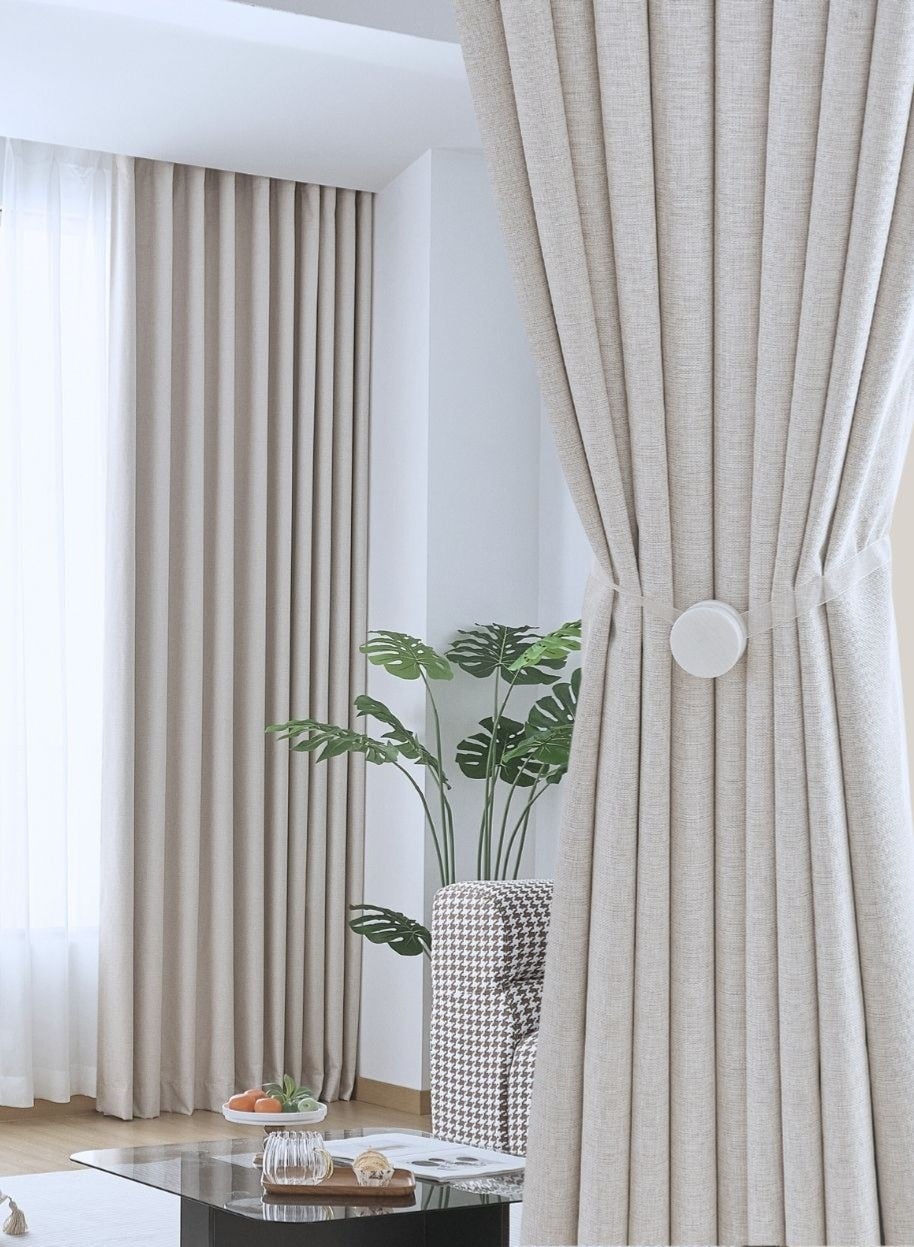 QBAID Blackout Curtains for Bedroom Living Room, Grommet or Hook Top, Multiple Sizes