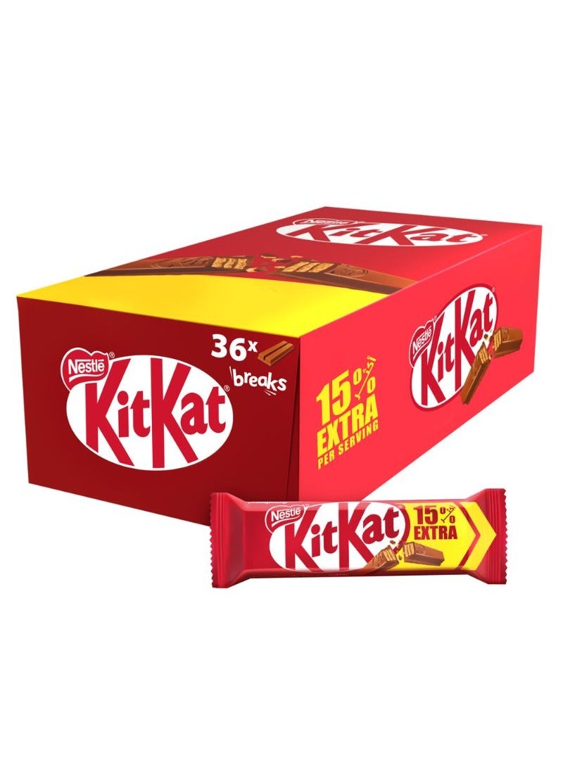 KitKat Wafer 2 Finger Chocolate 36 x 20.5g - Image 3