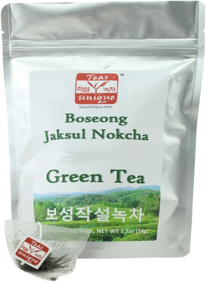 Teas Unique Korean Boseong First Flush Green Tea, 25 Tea Bags (50g) - Image 1