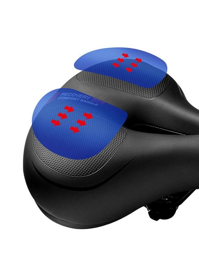 Rockbros - Bicycle Cushion Dualshock Saddle Seat- Black with Red - Image 1