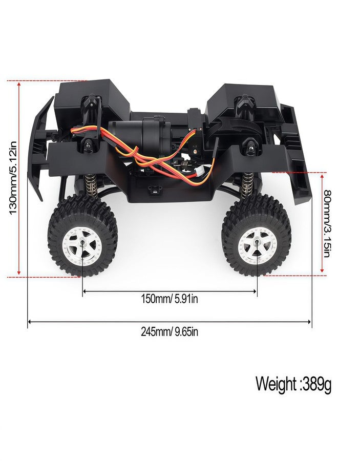 AMK TRX4M Nylon Chassis Frame with 2-Speed Gearbox, 155mm Wheelbase, Assembled 1/18 RC Crawler Chassis for TRX4M Bronco Defender JJRC C8809 C8801 Upgrade Parts - Image 3