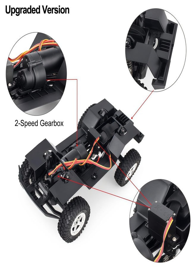 AMK TRX4M Nylon Chassis Frame with 2-Speed Gearbox, 155mm Wheelbase, Assembled 1/18 RC Crawler Chassis for TRX4M Bronco Defender JJRC C8809 C8801 Upgrade Parts - Image 2