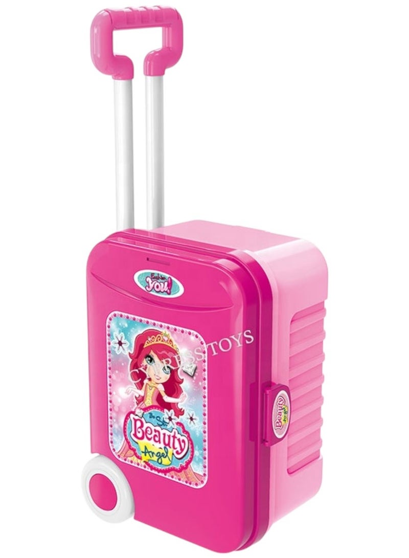 Toy Box 3 IN 1 Make Up Beauty Play Toys With Dressing Table For Girls - Image 5