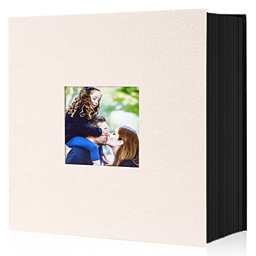 Ywlake Photo Album 4x6 1000 Pockets Extra Large Capacity Linen Cover Picture Albums Holds 1000 Horizontal and Vertical Photos Beige