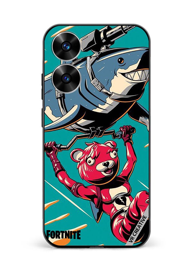 VR CREATIVE Protective Case Cover For Realme C55 Fortnite Poster Design Multicolour - Image 1