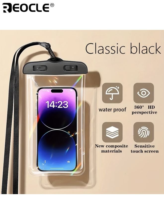 REOCLE High-Quality Universal Thickened Waterproof Phone Case Durable PVC Material Suitable for Wallets Exclusive Phone Protector for Swimming Enthusiasts Divers - Image 1