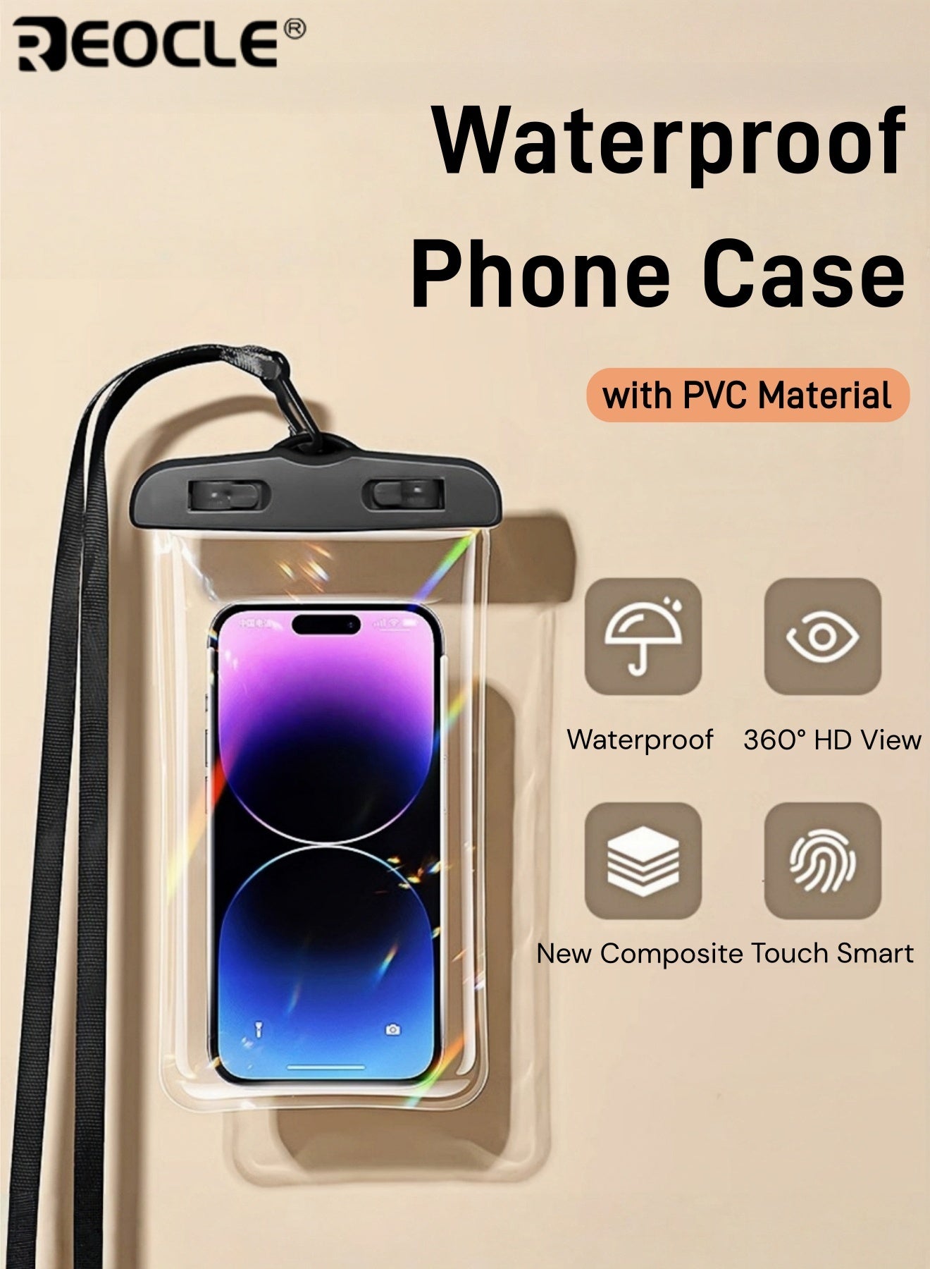 High-Quality Universal Thickened Waterproof Phone Case Durable PVC Material Suitable for Wallets Exclusive Phone Protector for Swimming Enthusiasts Divers