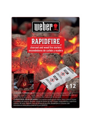 Weber 12 Pieces Rapidfire Fire Starters - pzsku/Z11187CBBDC27A137398BZ/45/_/1669460564/334e73a3-072b-40a4-854c-5e3981107534