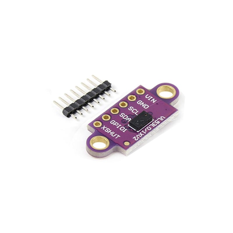 1/5/10Pcs VL53L0X Time-of-Flight (ToF) Laser Ranging Sensor Breakout 940nm GY-VL53L0XV2 Laser Distance(VL53L0X Purple,10pcs) - Image 1