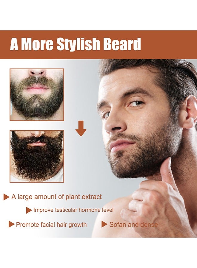 إيست مون زيت اللحية ، زيت اللحية لنمو الرجال ، يجعل اللحية أكثر امتلاء وسمكا ونعومة ، رطوبة لتقليل التجعد ، كل استخراج النباتات العضوية الطبيعية النقية ، يقوي ويرطب اللحية - Image 2
