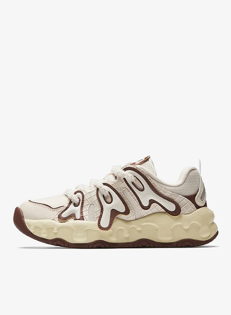 ANTA Milkshake | trendy sports casual shoes bread shoes summer thick sole lifesytle shoes Beige